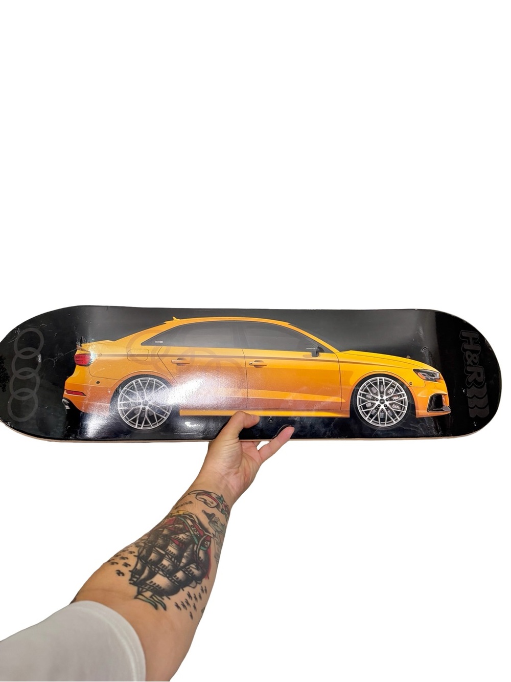 New Sealed H&R Special Springs Skateboard Deck 8.25" Maple Wood Car Art Promotio